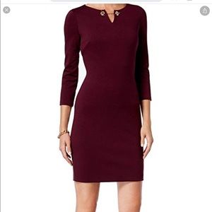 Elegant Maroon Dress By Ivanka Trump